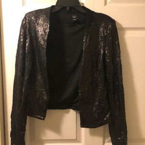 Black sequin blazer